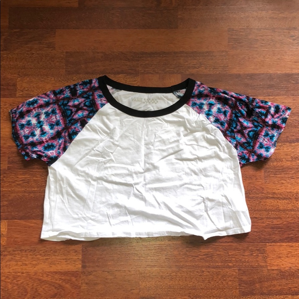 Vans Cropped Tie Dye Shirt